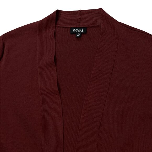 Jones New York Women's Open Front Cardigan Size Medium Open Front Sweater - Picture 4 of 7